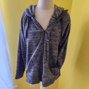 St. John's Bay Active Grey Hoodie size Large